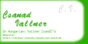 csanad vallner business card
